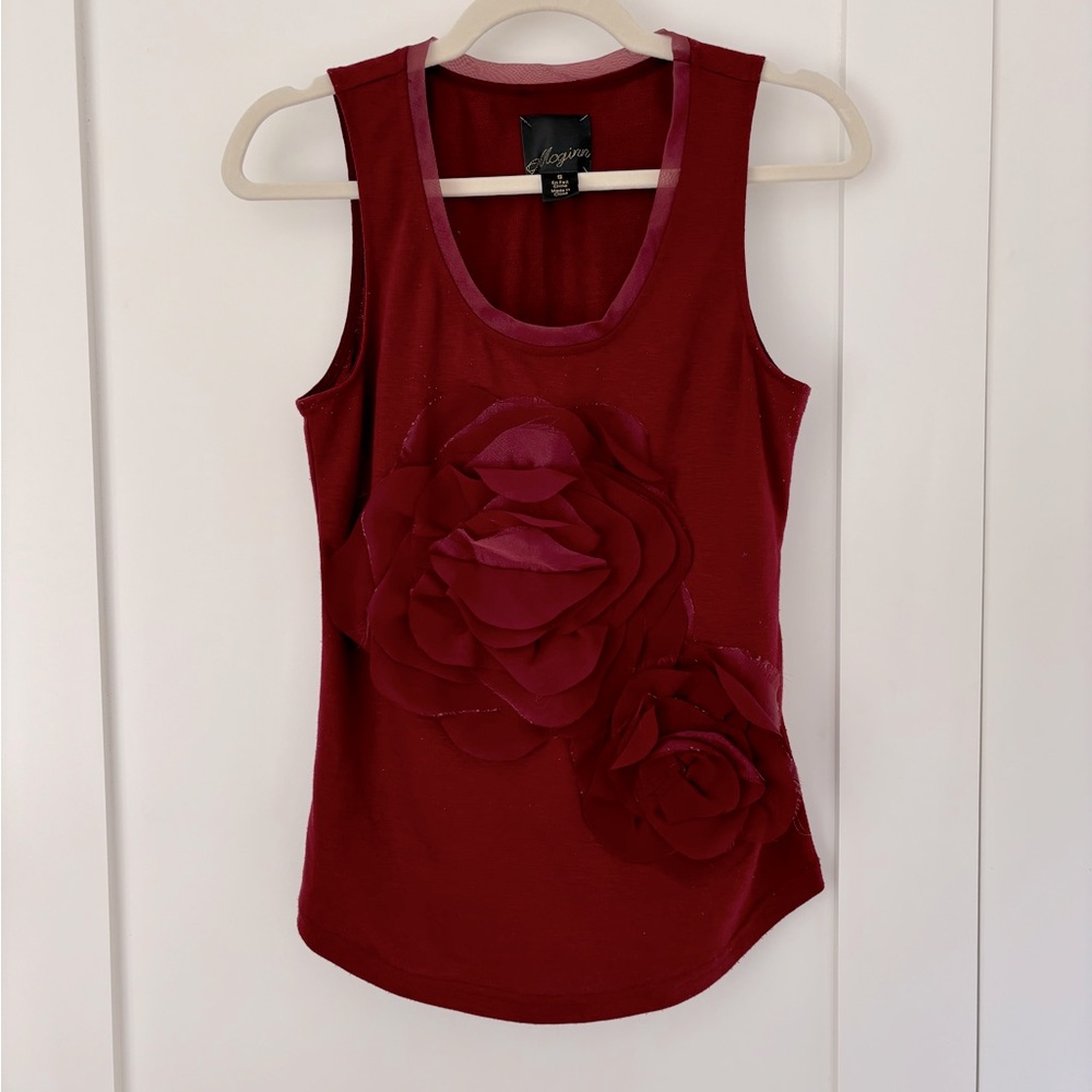 Anthropologie McGinn Flower tank